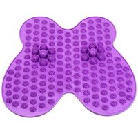 Коврик массажный рефлексологический для ног релакс ми фиолетовый Bradex/Брадекс миниатюра фото №2