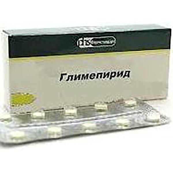 Глимепирид таблетки 4мг 30шт глимепирид таб 4мг 30