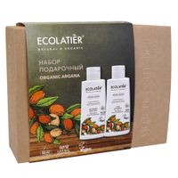 Набор подарочный Organic argana Ecolatier: Гель для душа 150мл+Молочко для тела 150мл