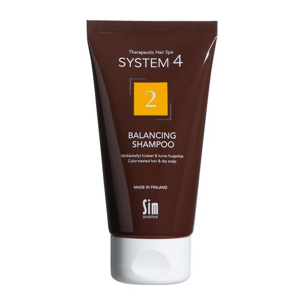 Шампунь терапевтический №2 для сухой кожи головы сухих и окрашенных волос System 4/Система 4 туба 75мл