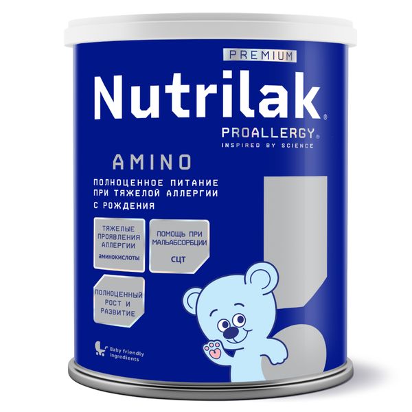 Смесь сухая специализированная Proallergy Amino Premium Nutrilak/Нутрилак 400г неокейт джуниор смесь д питания гипоаллерг 400г