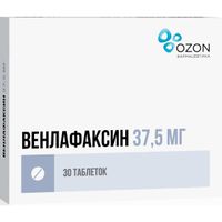 Венлафаксин таблетки 37,5мг 30шт
