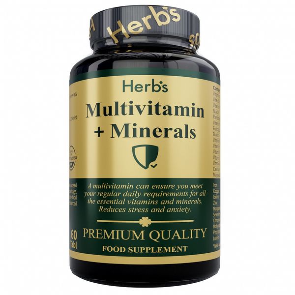 Мультивитамины и минералы Herbs/Хербc таблетки 1,11г 60шт
