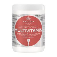 Маска энергетическая мульти-витаминная для волос с женьшенем и маслом авокадо kallos kjmn 1000мл