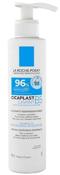 Гель очищающий для сверхчувствительной кожи Cicaplast Lavant B5 La Roche Posay/Ля рош позе 200мл фото №3