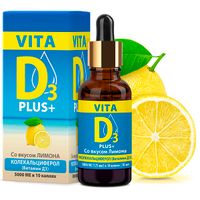 Витамин Д лимон Vita D3/Вита Д3 раствор для приема внутрь 500МЕ/кап 30мл миниатюра