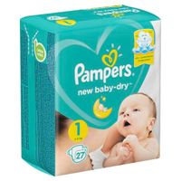 Подгузники 2-5кг New Baby-Dry Pampers/Памперс 27шт миниатюра фото №3