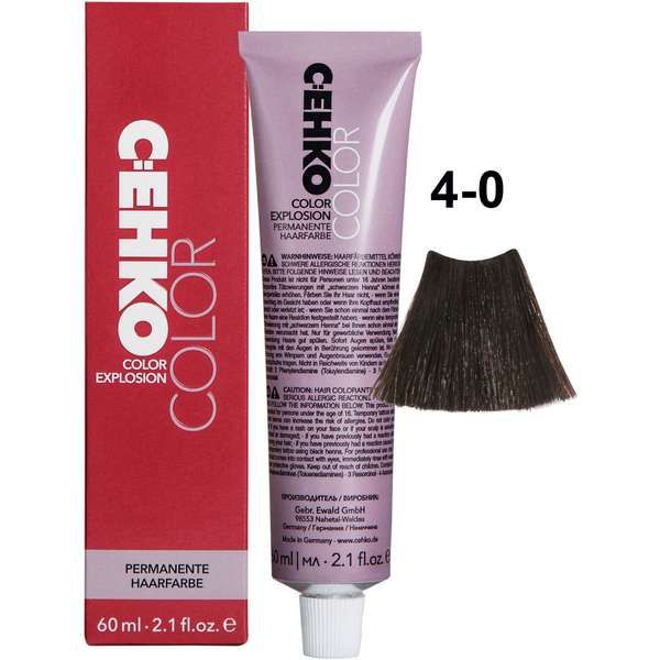 Крем-краска для волос 4/0 Коричневый C:ehko Color Explosion C:ehko 60мл