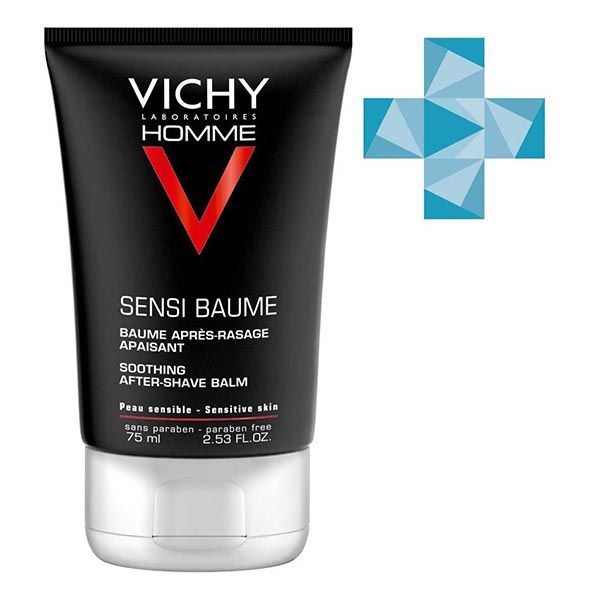 Бальзам Vichy (Виши) успокаивающий после бритья для чувствительной кожи Homme 75 мл Косметик Актив Продюксьон