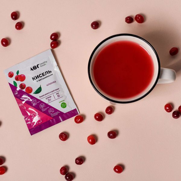 Кисель детский витамины-кальций для детей со вкусом клюквы ABC Healthy Food Витошка 25г