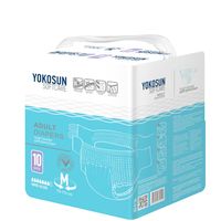 Подгузники для взрослых на липучках YokoSun 10шт р.M миниатюра фото №9