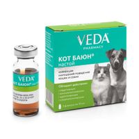 Кот Баюн Veda настой для приема внутрь для кошек и собак фл. 10мл 3шт