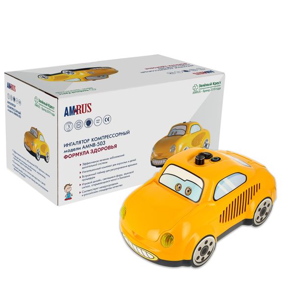 Ингалятор компрессорный детский Формула Здоровья AMNB-503 Amrus/Амрус небулайзер компрессорный sensitec nb 101