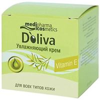 Крем D'oliva (Долива) для лица Увлажняющий с витамином Е 50 мл, миниатюра