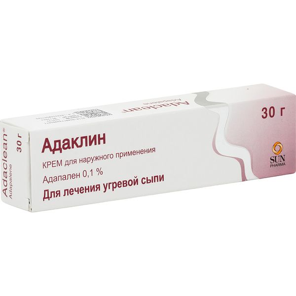 Адаклин крем 0,1% 30г SUN Pharmaceutikal Industries Ltd 1088559 - фото 1