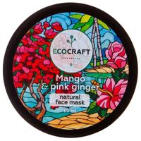 Маска для сияния кожи лица манго и розовый имбирь Ecocraft/Экокрафт 60мл миниатюра фото №2