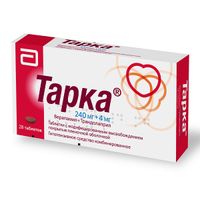 Тарка таблетки п/о плен. с модиф. высвоб. 4мг+240мг 28шт миниатюра фото №2