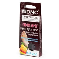 Гель- пилинг для ног с фруктовыми кислотами DNC 20мл 2шт миниатюра фото №2