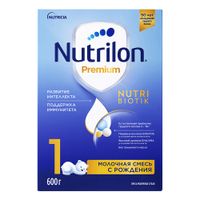 Смесь сухая молочная начальная адаптированная с рождения Premium 1 Nutrilon/Нутрилон 600г