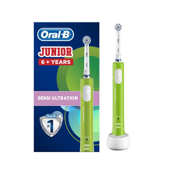 Зубная щетка электрическая с насадкой Sensi ultrathin Junior Oral-B/Орал-би (4729) Б.Браун Мельзунген АГ