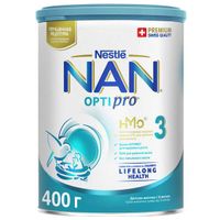 Смесь сухая молочная Nan/Нан 3 Optipro 400г миниатюра фото №7