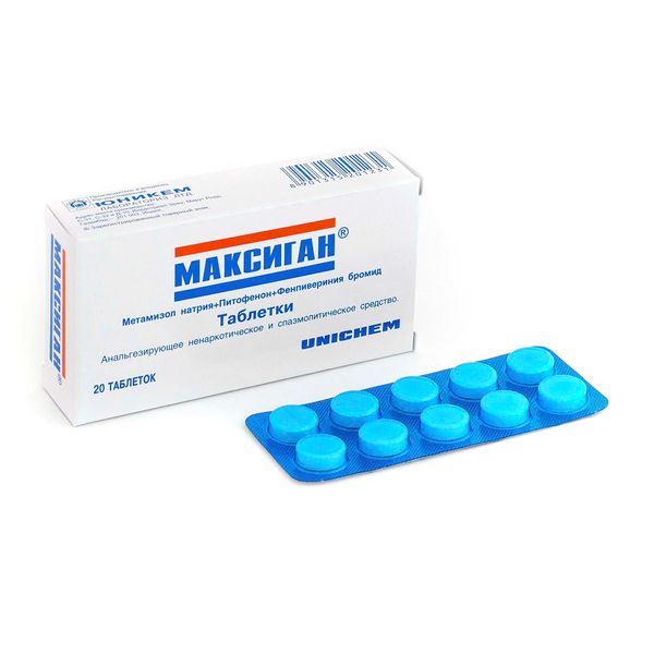 Максиган таблетки 20 шт. Unichem Laboratories Ltd