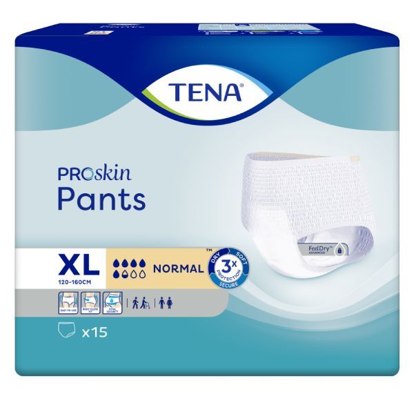цена Подгузники-трусы Tena (Тена) Пантс Pants Normal р.XL 15 шт.