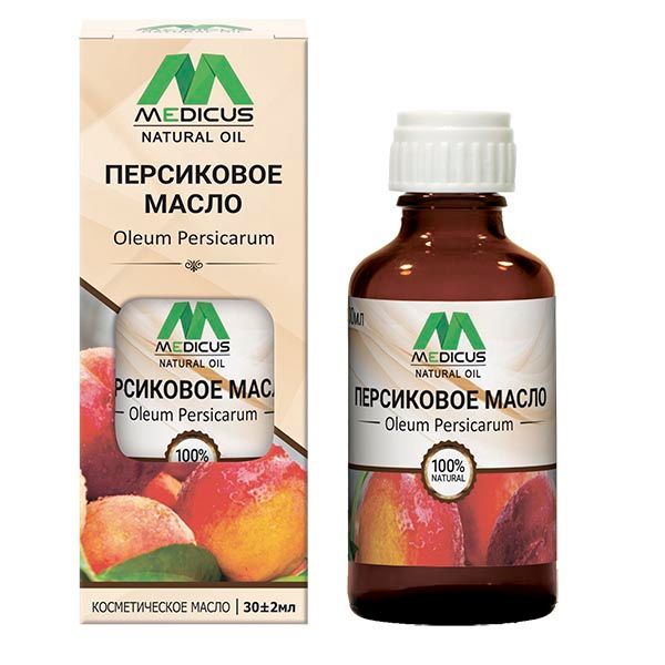 Масло косметическое персиковое Medicus Natural oil 30мл