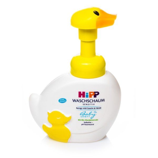 Пенка детская моющая для лица и рук Уточка для чувствительной кожи HiPP/Хипп Babysanft 250мл