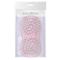Био-расческа подвижная для волос мини светло-розовая Solomeya