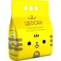 Наполнитель гигиенический для гладкошерстных кошек Цеосан 5л