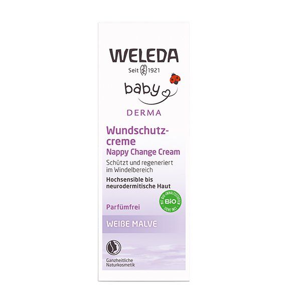 Купить Крем Weleda (Веледа) для гиперчувствительной кожи в области пеленания с алтеем 50 мл, Weleda A.G., Германия