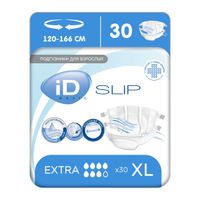 Подгузники для взрослых Slip Basic iD/айДи 2,8мл 30шт р.XL миниатюра