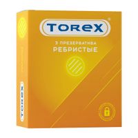 Презервативы ребристые Torex/Торекс 3шт