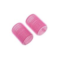 Бигуди-липучки розовые 24х63мм Dewal