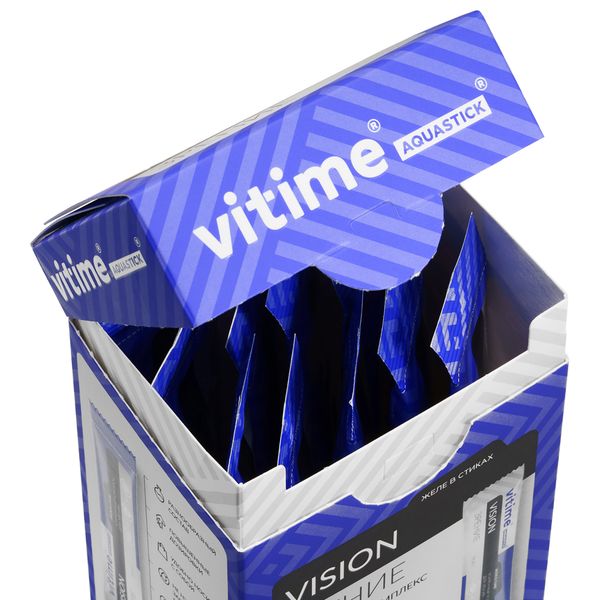 Вижн черная смородина ViTime/ВиТайм Aquastick батончики желейные стик 19,4г 10шт фото №3