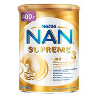 Молочко с олигосахаридами для защиты от инфекций 12+мес Supreme Nan 3 Nestle/Нестле 400г миниатюра