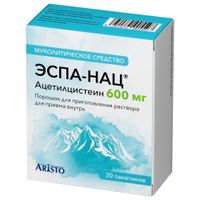 Эспа-Нац порошок для приг. раствора для приема внутрь пакет 3г 600мг 20шт
