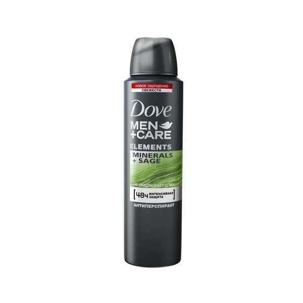 Антиперспирант - дезодорант аэрозоль Свежесть минералов и шалфея Men+Care Dove/Дав 150мл