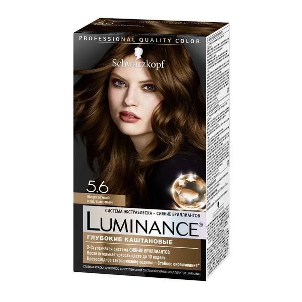 Краска для волос 5.6 бархатный каштановый Luminance/Люминенс 165мл фото №2