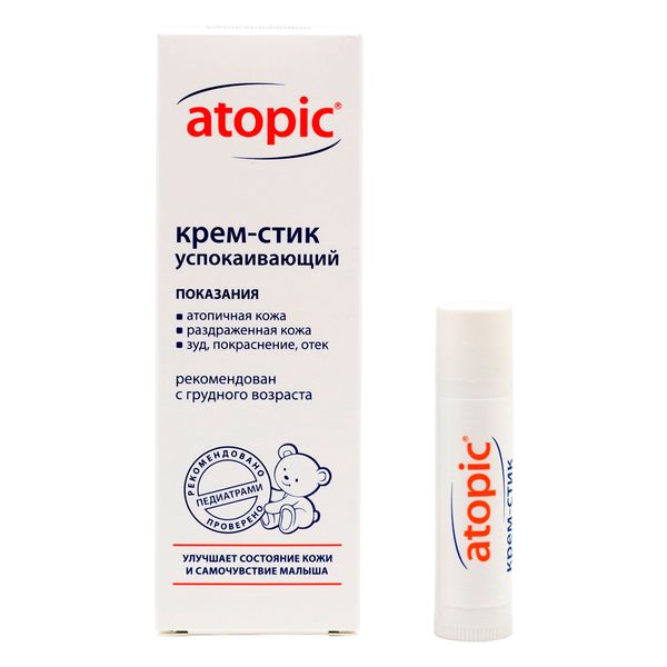 Крем-стик успокаивающий детский Atopic/Атопик 4,9мл atopic atopic крем стик детский успокаивающий