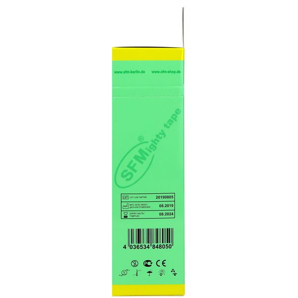 Тейп кинезиологический на хлопковой основе в рулоне желтый SFM-Plaster 5см х 3200см фото №3