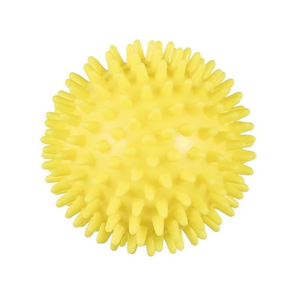 Мяч массажный RH107 желтый Kinerapy диаметр 7,5см фото №2