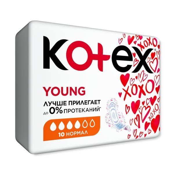 Прокладки Kotex/Котекс Young Normal 10 шт. фото №3
