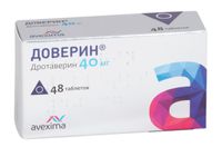 Доверин таблетки 40мг 48шт, миниатюра