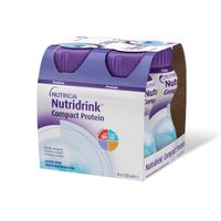 Смесь высокобелковая калорийная вкус нейтральный Компакт Протеин Nutridrink/Нутридринк 125мл 4шт миниатюра