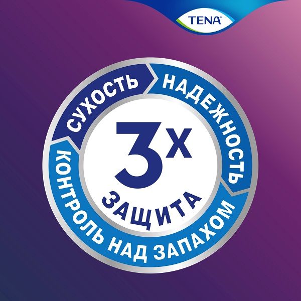 Подгузники впитывающие в форме трусов для женщин черные Plus Lady Pants Tena/Тена 9шт р.M фото №7