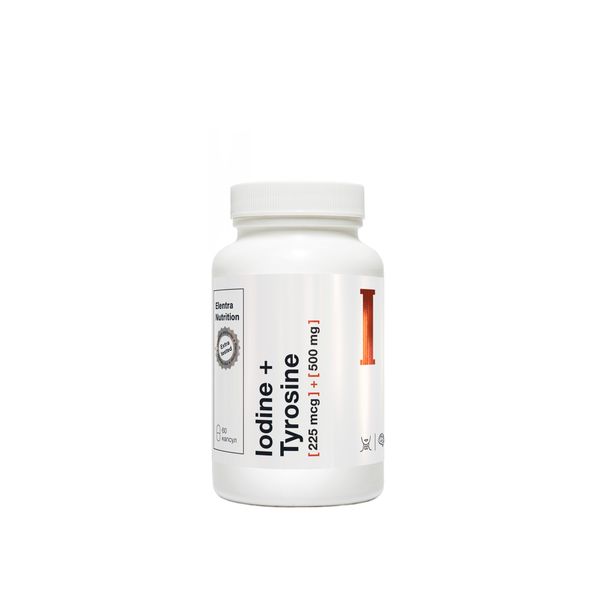Йод+Тирозин Элентра/Elentra nutrition капсулы 635мг 60шт gls тирозин капсулы 400 мг 90 шт