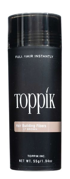 Пудра-загуститель для волос русый Toppik 27,5г пудра загуститель для волос брюнет toppik 3г