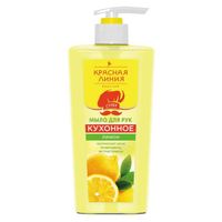 Мыло жидкое для рук кухонное Лимон Красная Линия 520г